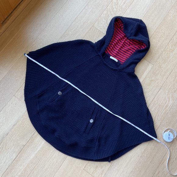 Promod Knit Poncho with Hood - Picture 6 of 16